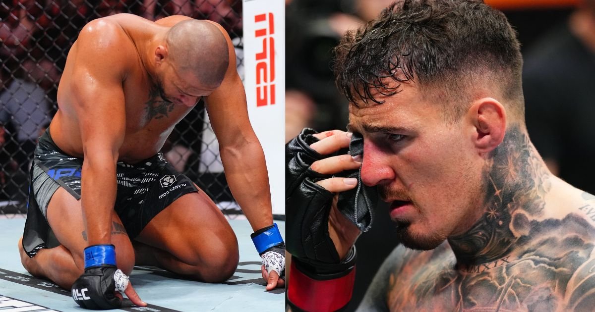 Tom Aspinall gets eye poked by Ciryl Gane at UFC 321