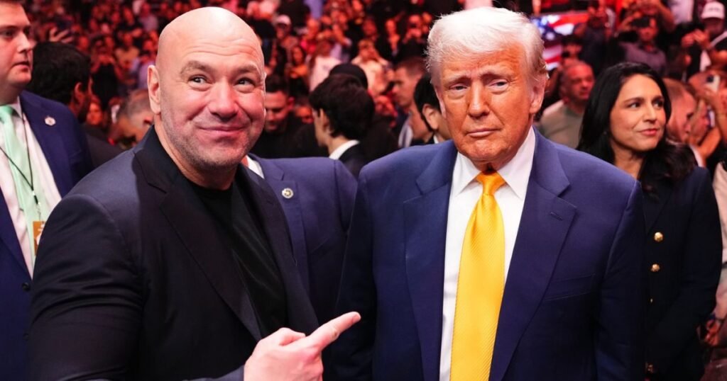 Donald Trump and Dana White