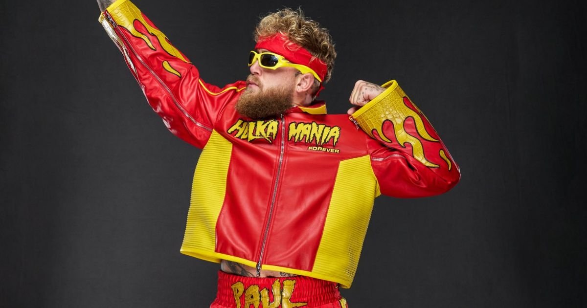 Jake Paul in the Hulk Hogan outfit