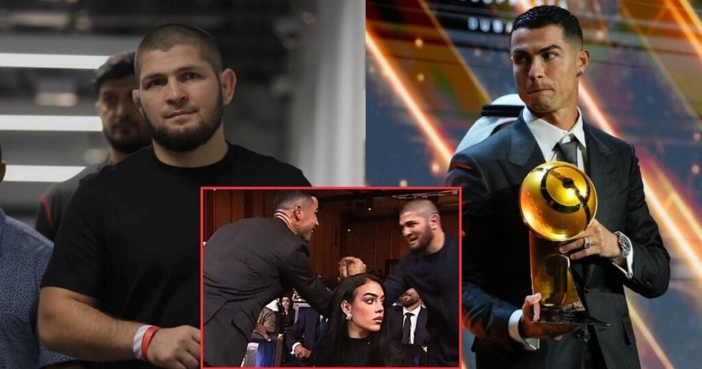 Khabib Nurmagomedov meets Cristiano Ronaldo