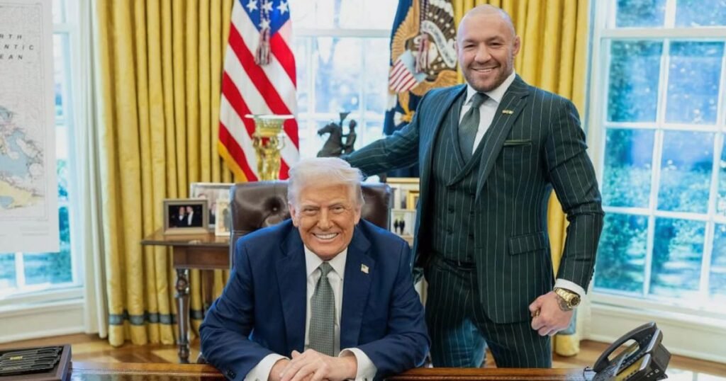 Conor McGregor with Donald Trump