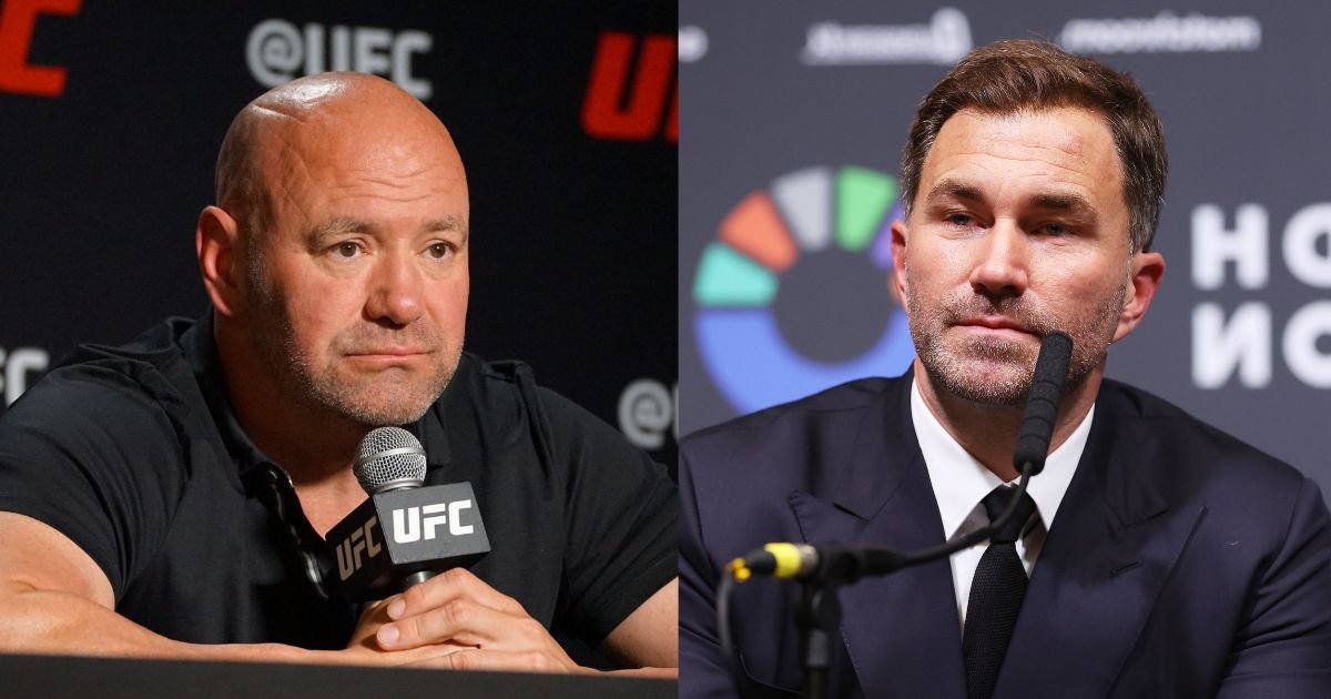 Eddie Hearn and UDC CEO Dana White