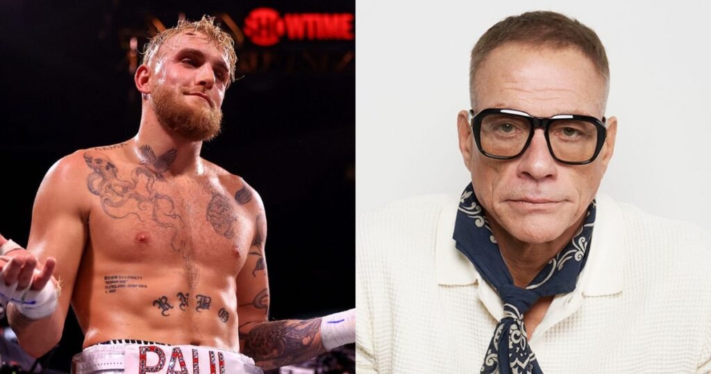 Jake Paul and Jean-Claude Van Damme